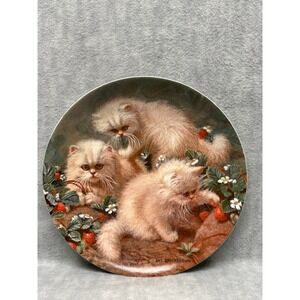 Amy Brackenbury Cat Tales Strawberries and Cream Persians Kittens‎ Cat 1988